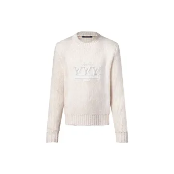 LOUIS VUITTON Embellished Silk Pullover