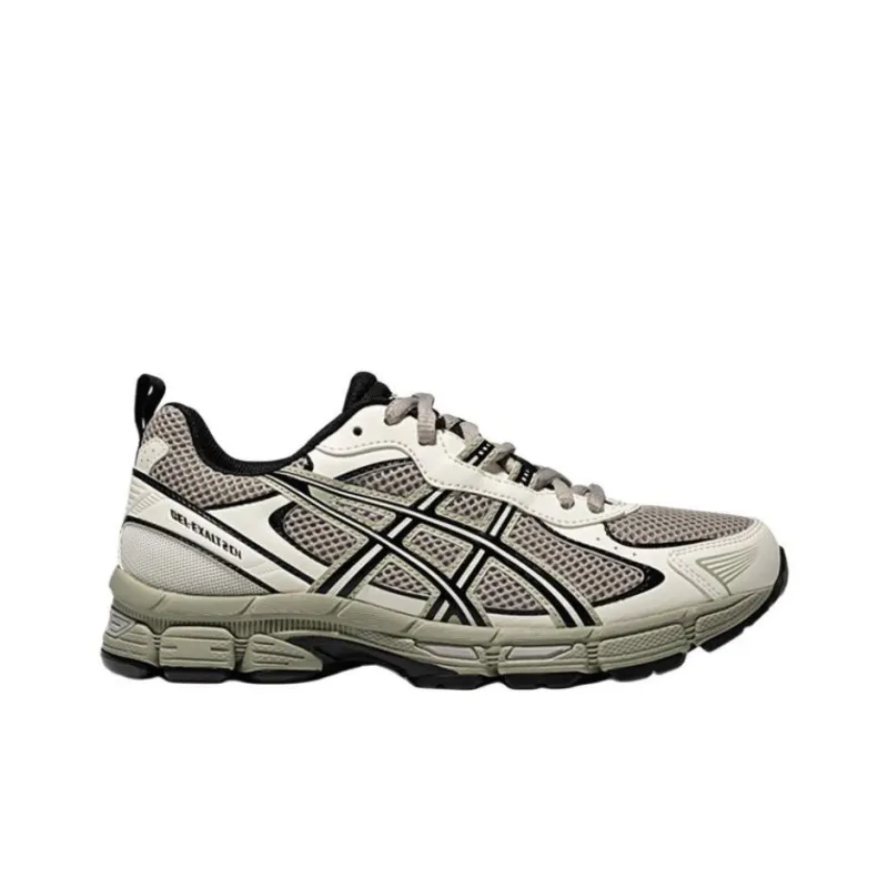 Asics Anti-Slip Wear-Resistant Low-Top Running Shoes Women's Gray Black-1