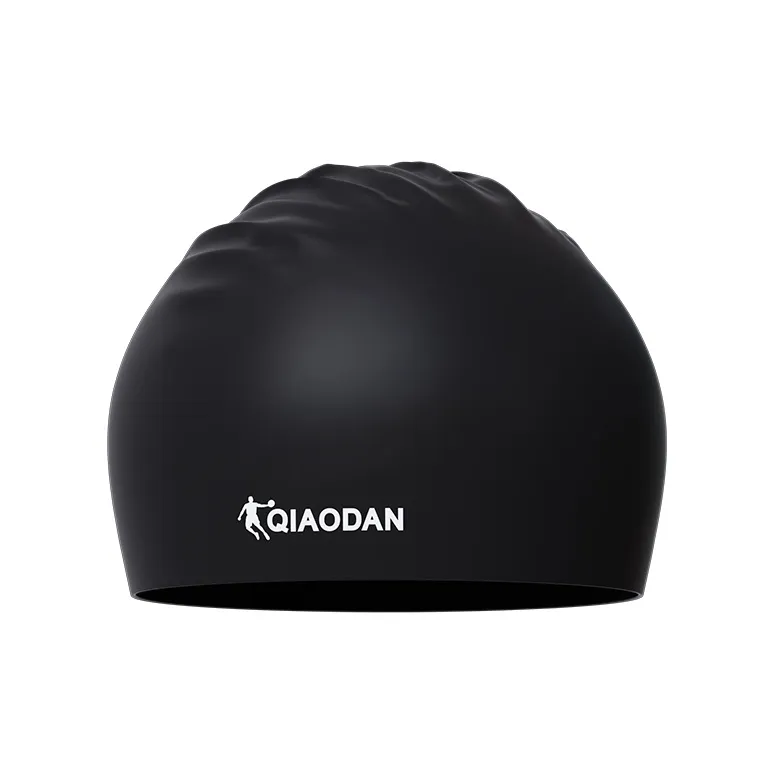 QIAODAN Adults Swimming Cap Silicone Unisex 19.5*22cm-0