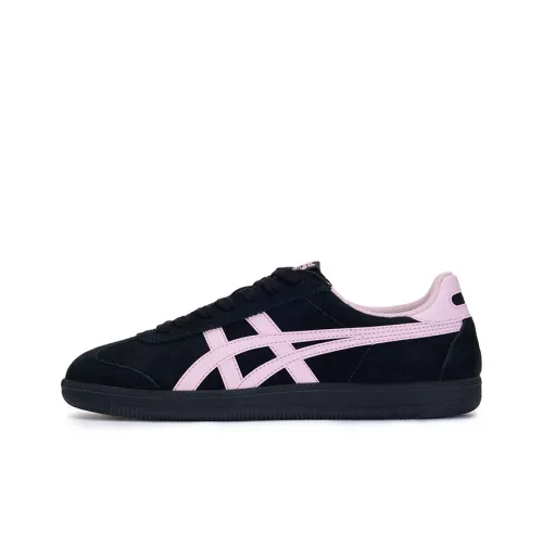Onitsuka Tiger Tokuten Anti Slip Wear Resistant Low Top Skateboard Shoes Women's Black