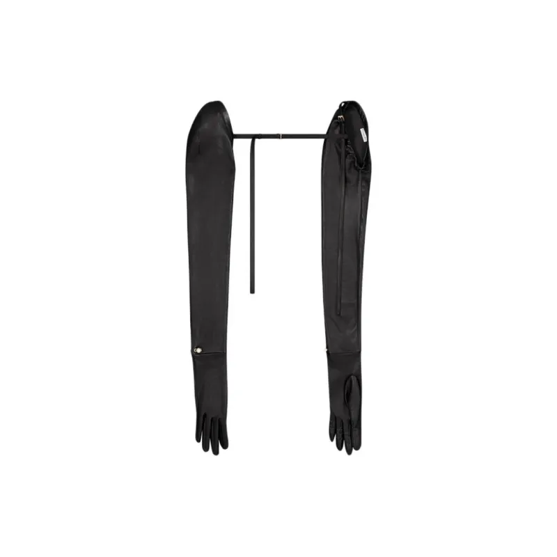 DIOR Sheepskin Gloves Women's Black-0