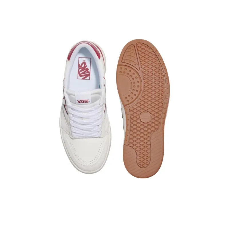 Vans Anti-Slip Wear-Resistant Low-Top Skateboard Shoes Unisex Gray White-3