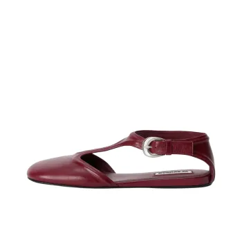 JIL SANDER Casual Single Shoes Women's Burgundy