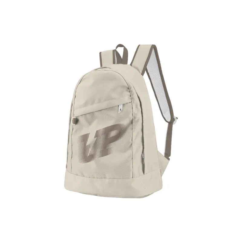 TURN UP Polyester Students Backpack Unisex Khaki-1