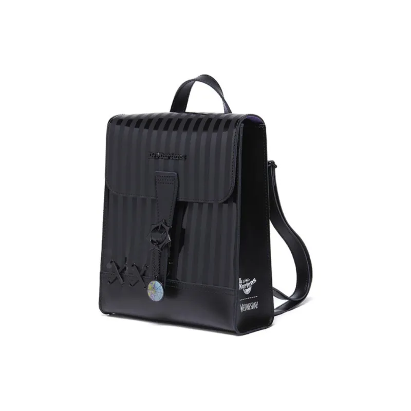 Dr.Martens WEDNESDAY Collaboration Split Cow Leather Backpack Mini Unisex Black-1