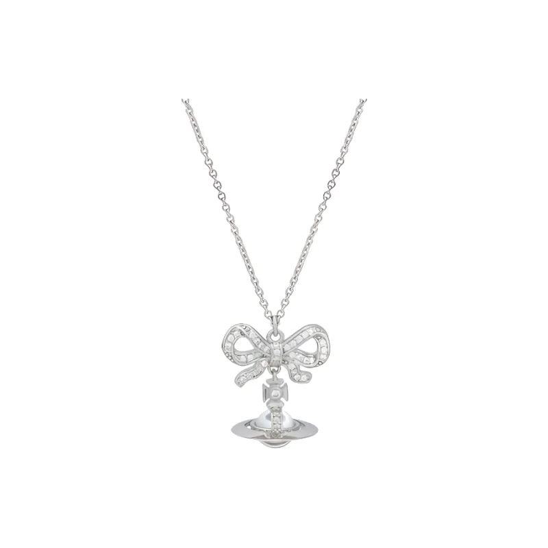 Vivienne Westwood 925 Sterling Silver Recycled Silver Necklaces Unisex Silver-0