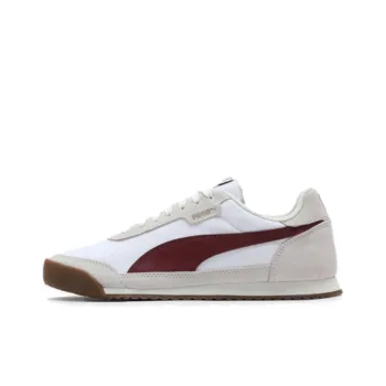 PUMA Turino 2 Cushioned Slip-Resistant Low-Top Casual Shoes Unisex White Red