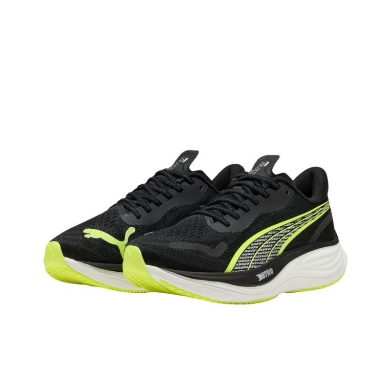 PUMA Velocity NITRO™ 3 Shock Absorbers With Slip Resistant Features Low Top Casual Running Shoes Men's Black Loose Fit-2