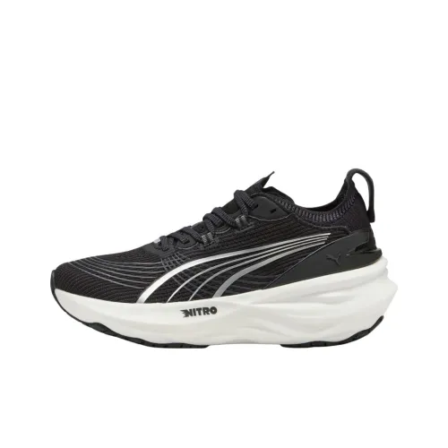 PUMA Cushioned Slip-Resistant Low-Top Casual Running Shoes Women's Black