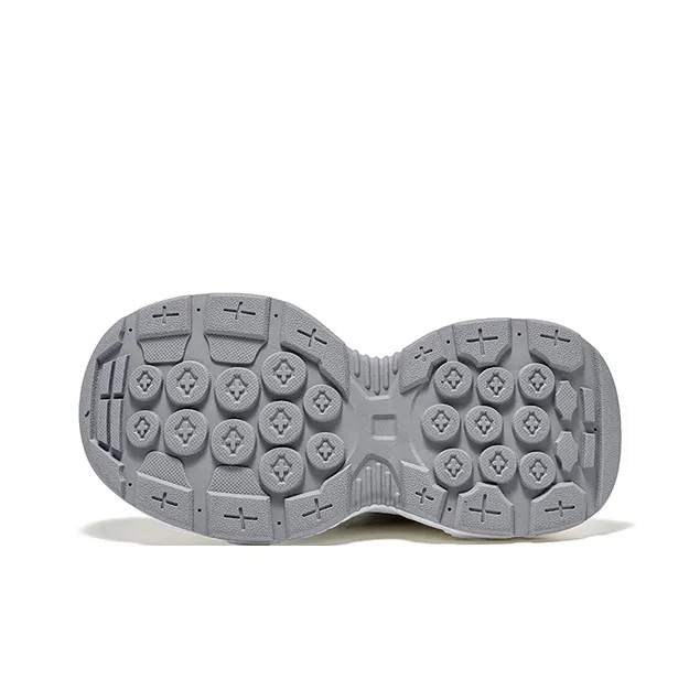 FIVE PLUS Cushioning, Lightweight, Breathable Low Top Chunky Sneakers Women's Gray-3