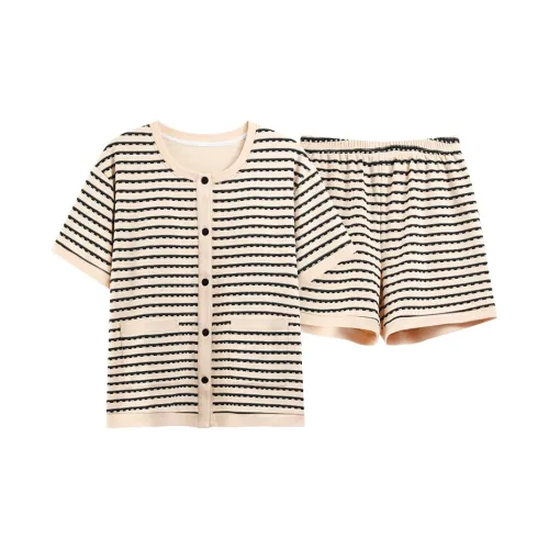 MADALLO Pajama Set Women's Black White