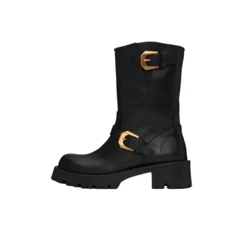 FANSIZHE Ankle Boots 4.5cm Women's Black