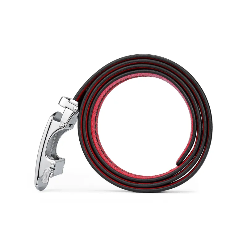 Maserati Cow Leather Belts Men's Width 3.4cm-4