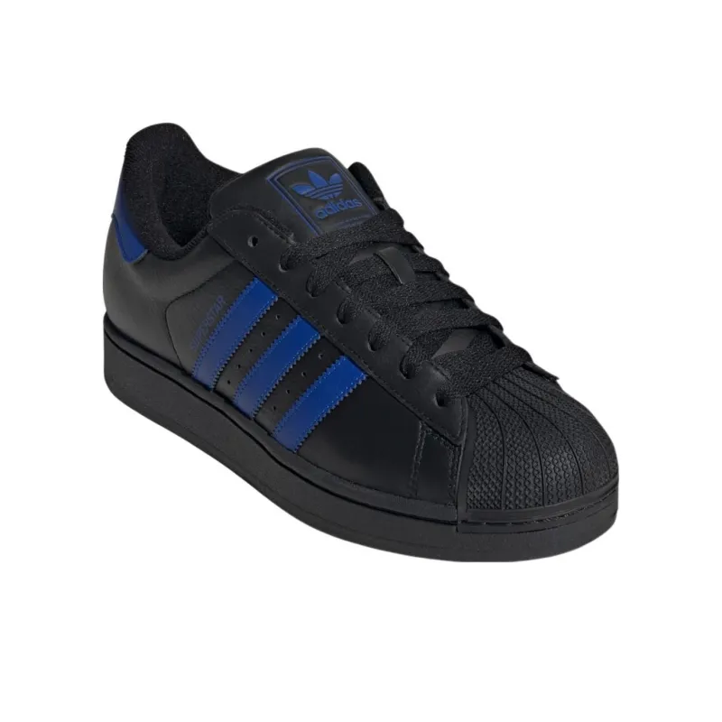 Adidas Superstar Ii Core Black Blue Cloud White-2