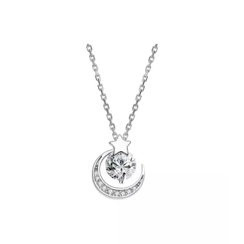 UZIID 999 Fine Silver Necklaces Women's Silver