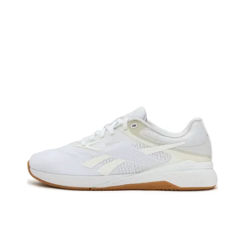Reebok Anti Slip Wear Resistant Low Top Training Shoes Unisex White