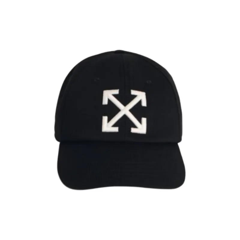 OFF WHITE Arrows Embroidered Curved Peak Baseball Cap-1