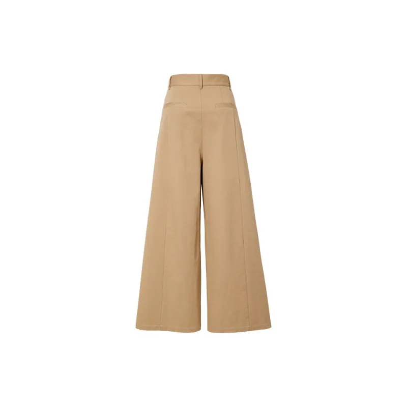 Hopeshow Casual Pants Women's Khaki-1