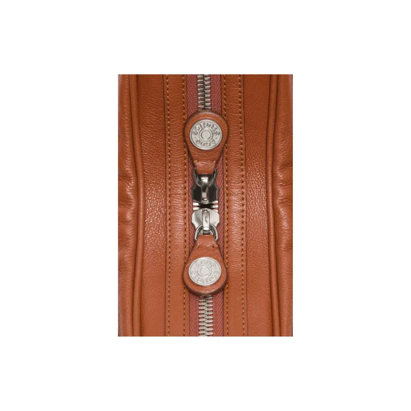 Acne Studios Calfskin Shoulder Bag, Crossbody Bag, Handbag Women's Cognac Brown-5