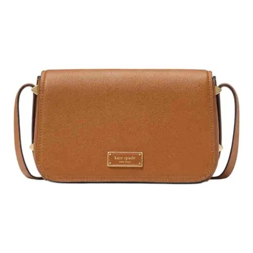 Kate Spade Litchi Grain Leather Crossbody Bag, Shoulder Bag Small Size Women's Cave Clay