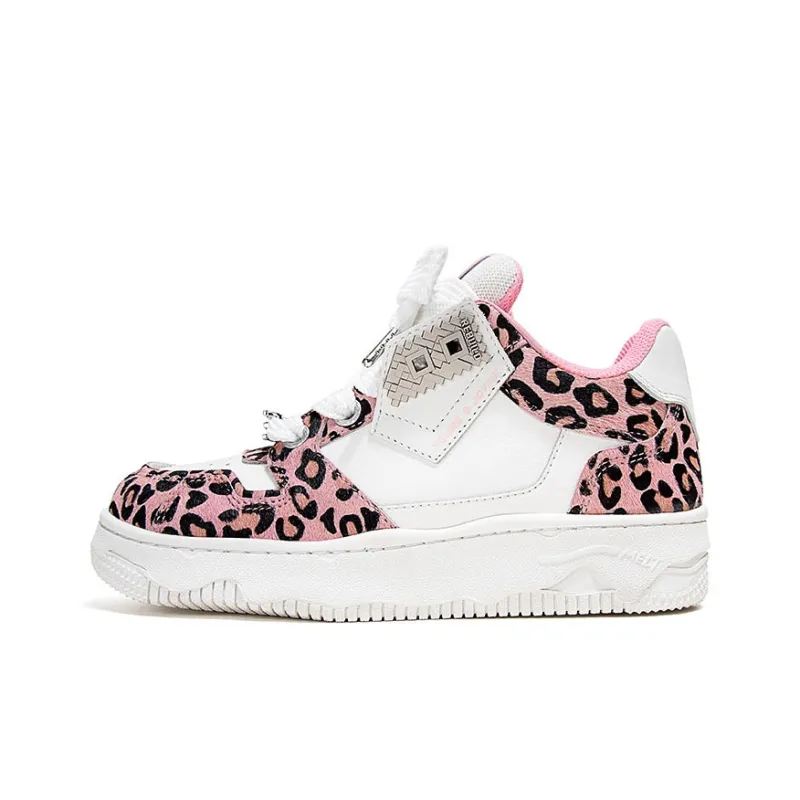 YJ x MKADC Height Increasing Anti-Slip And Wear-Resistant Low-Top Skateboard Shoes Women's-6