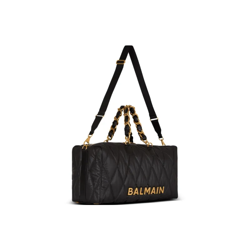 BALMAIN Polyester Travel Bag Men's Black-1