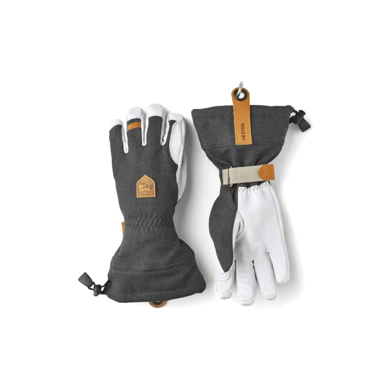 HESTRA Sheepskin Gloves Unisex Brown-0