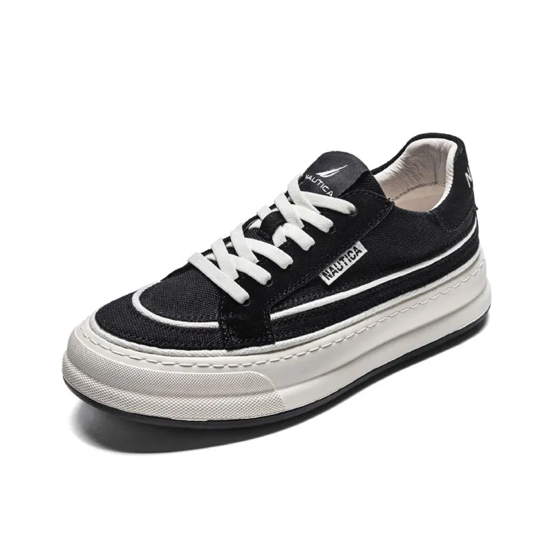 NAUTICA Canvas Shoes Women's Low Top Black-2