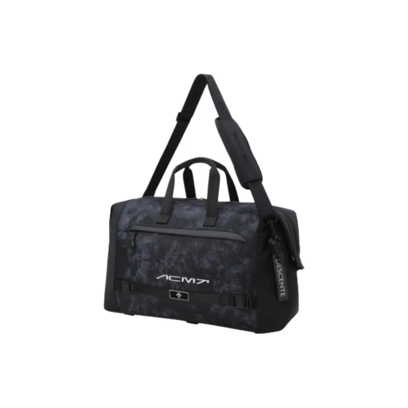 DESCENTE Polyester Boston Bag Travel Bag Men's Black-1