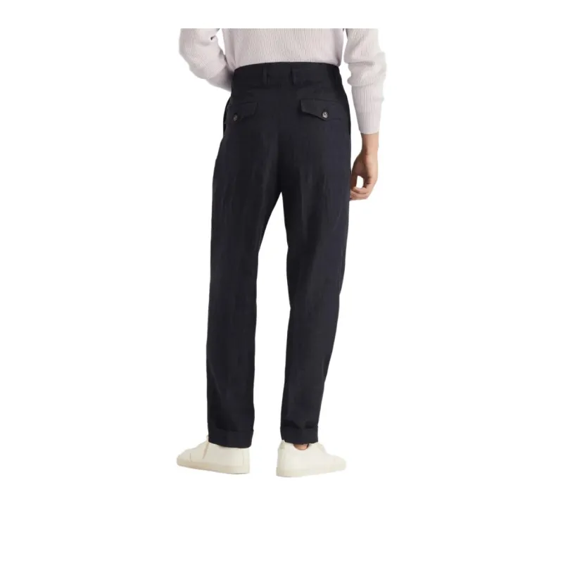 Brunello Cucinelli Washed effect Linen Trousers-3