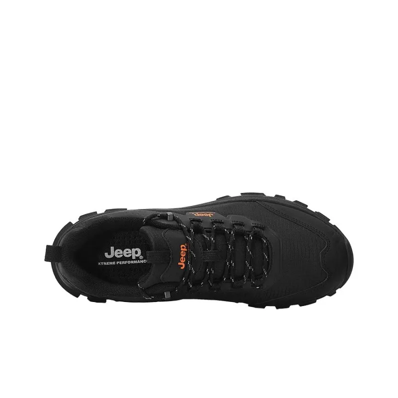 Jeep JEEP Anti Slip Wear Resistant Low Top Trekking Shoes Men's Black-1