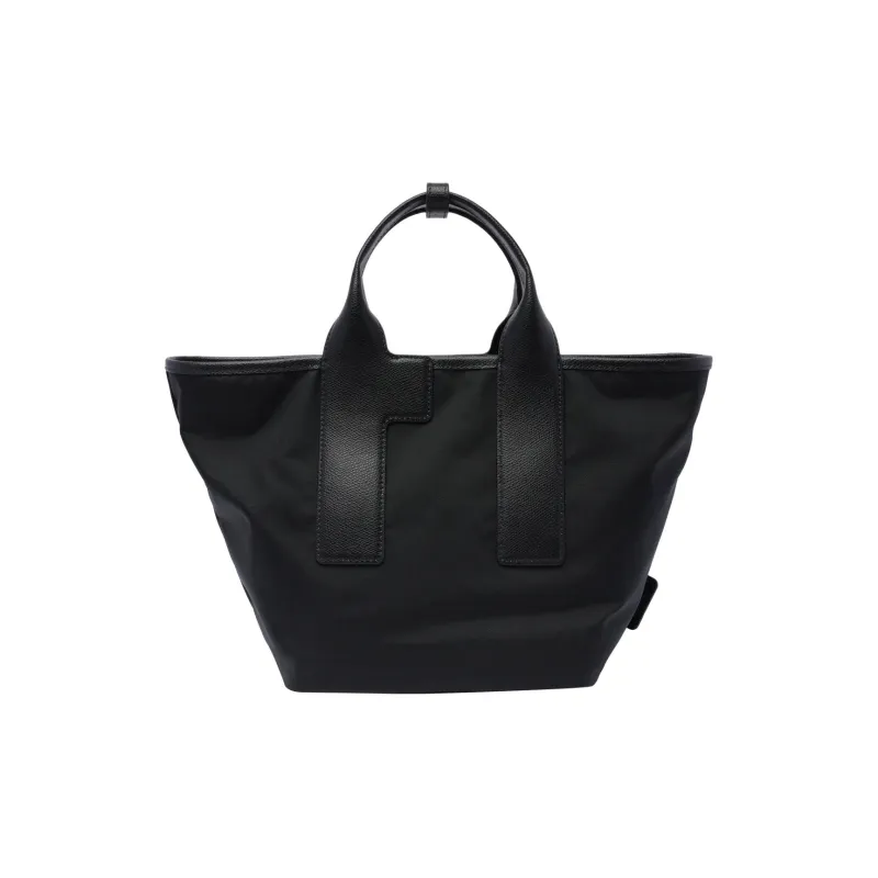 Furla Piuma Nylon One Shoulder Handbags Medium Size Women's Black-0