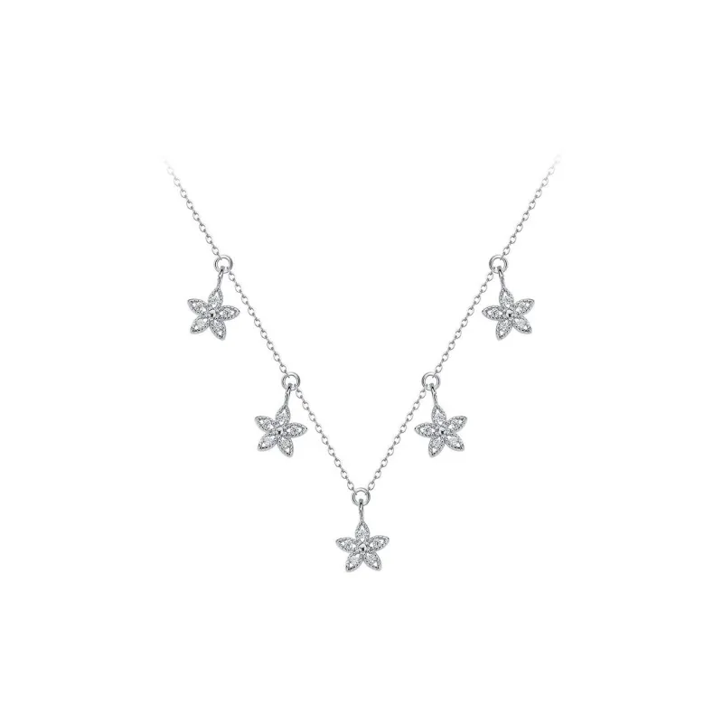 Happy Tide S925 Silver Necklaces Women's-0