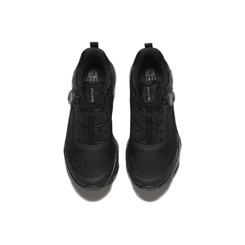 CHAOJIANTA Non-slip Wear-resistant Shock Absorption Low-Top Training Shoes Men's Basic Black-2