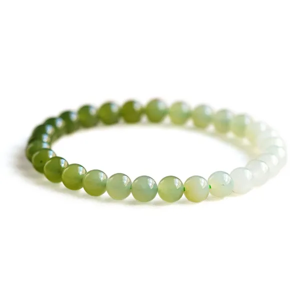 FANGYUANXIAOFU Hetian Jade Bracelets Green Jade Women's-0