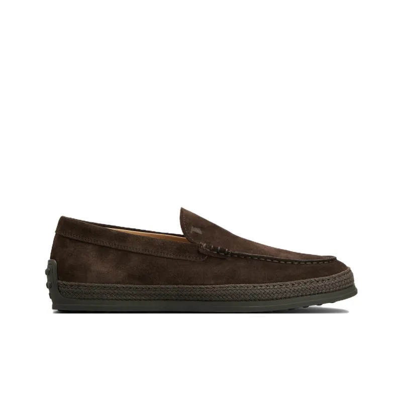 TOD'S Round Toe Slip On Loafers-1