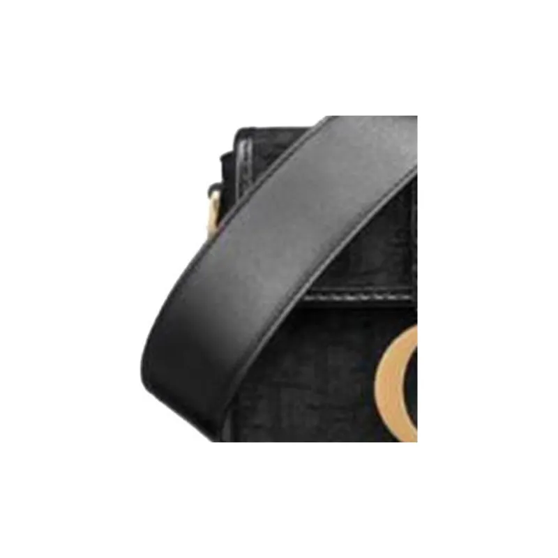 DIOR 30 Montaigne Jacquard Shoulder Bag Crossbody Bag Women's Black-2