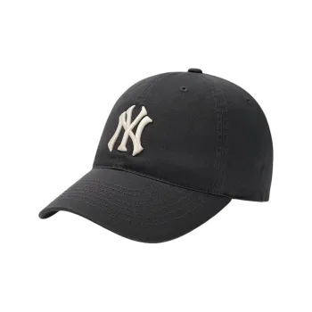 MLB 100% Cotton Baseball Caps Unisex Black