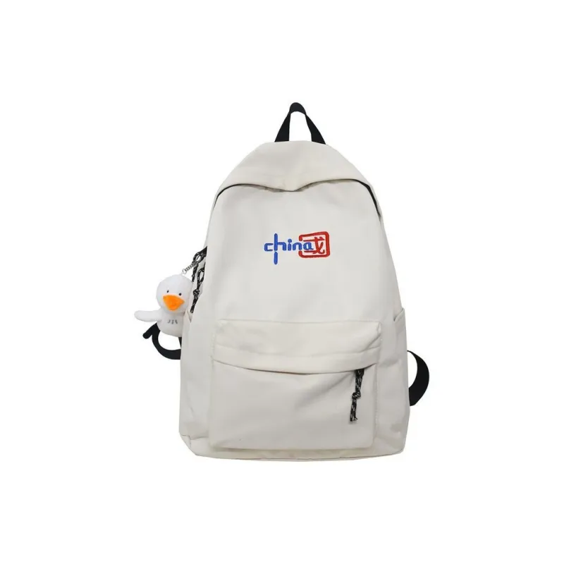 Techson Nylon Backpack Unisex Multicolor-11