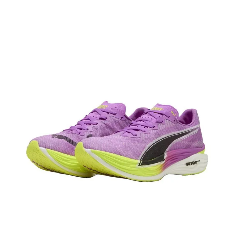 PUMA Deviate NITRO Elite 3 Anti-Slip Wear-Resistant Low-Top Running Shoes Men's Purple-2