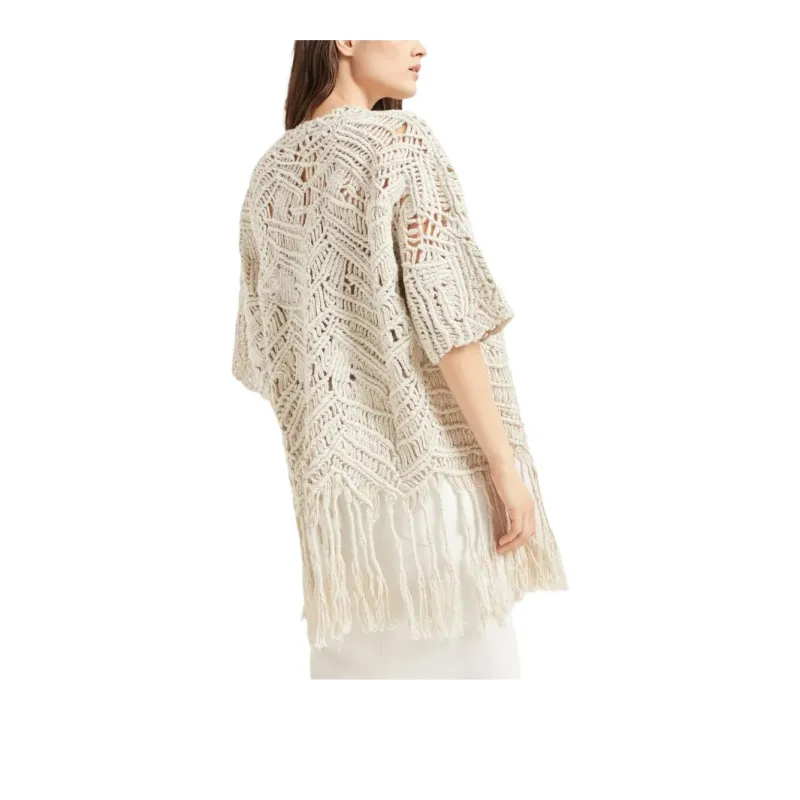 Brunello Cucinelli Opera Macramé Cardigan-4