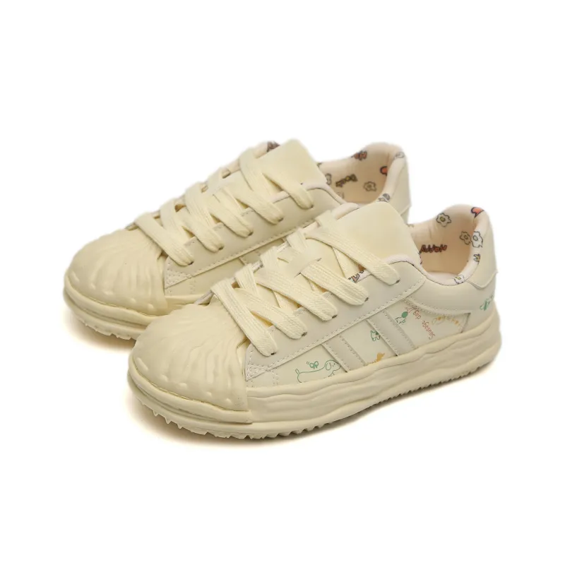 Alan Vincent Slip-Resistant Cushioning Low-Top Skateboard Shoes Women's-1