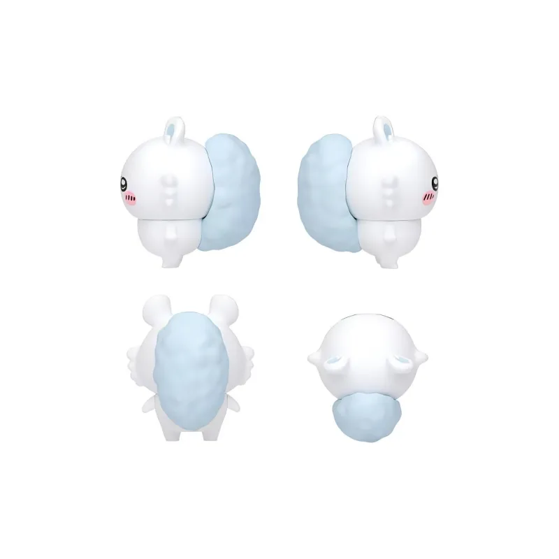 Chiikawa Momonga Momo Coffee Soft Vinyl Hobby Model, Moon Squirrel Chibi Figures-3