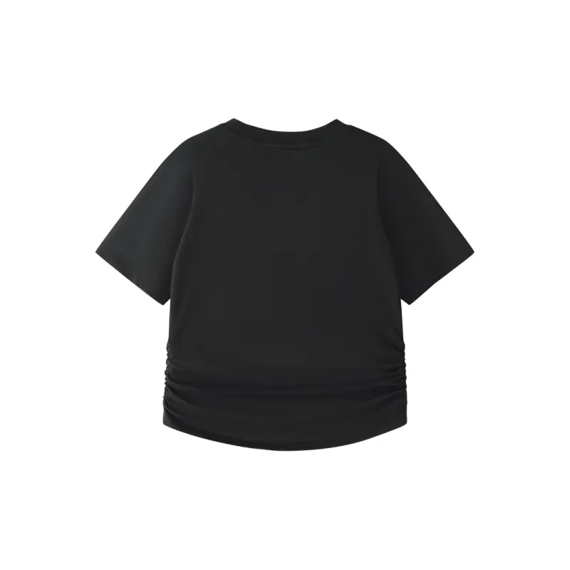 FILA FUSION Regular T Shirt Women's Black-1