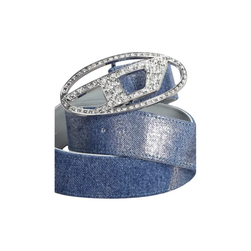 DIESEL Logo Strass Belt-2