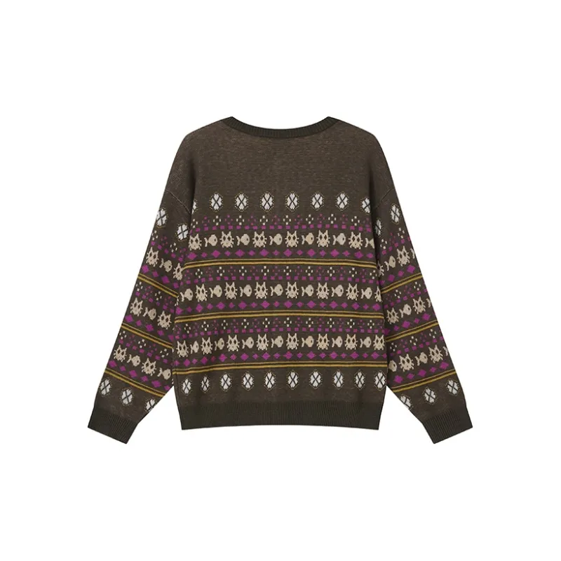 WULISHAONIAN Sweater Unisex Heather Gray-1