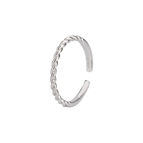 PHOENIXSILY 999 Fine Silver Rings Women's