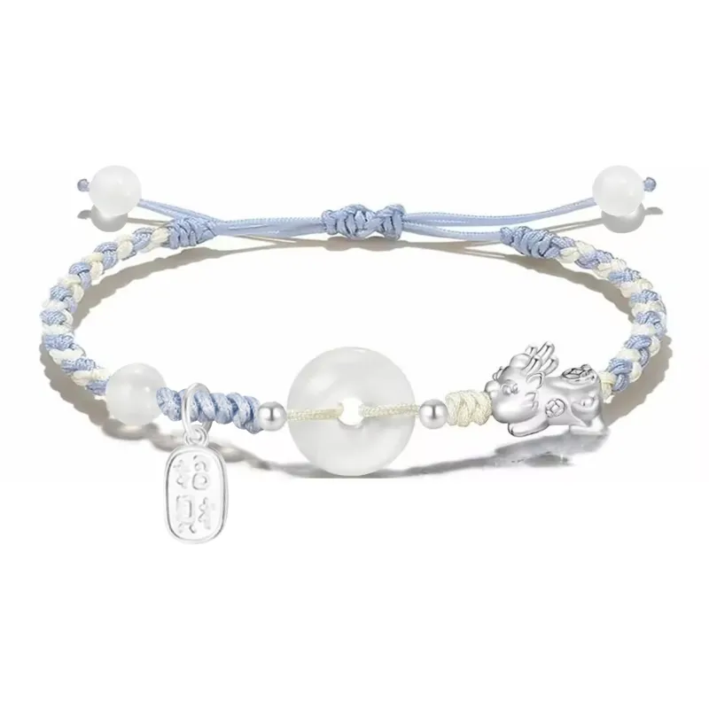 SINO GEM Chalcedony Bracelets Unisex-10
