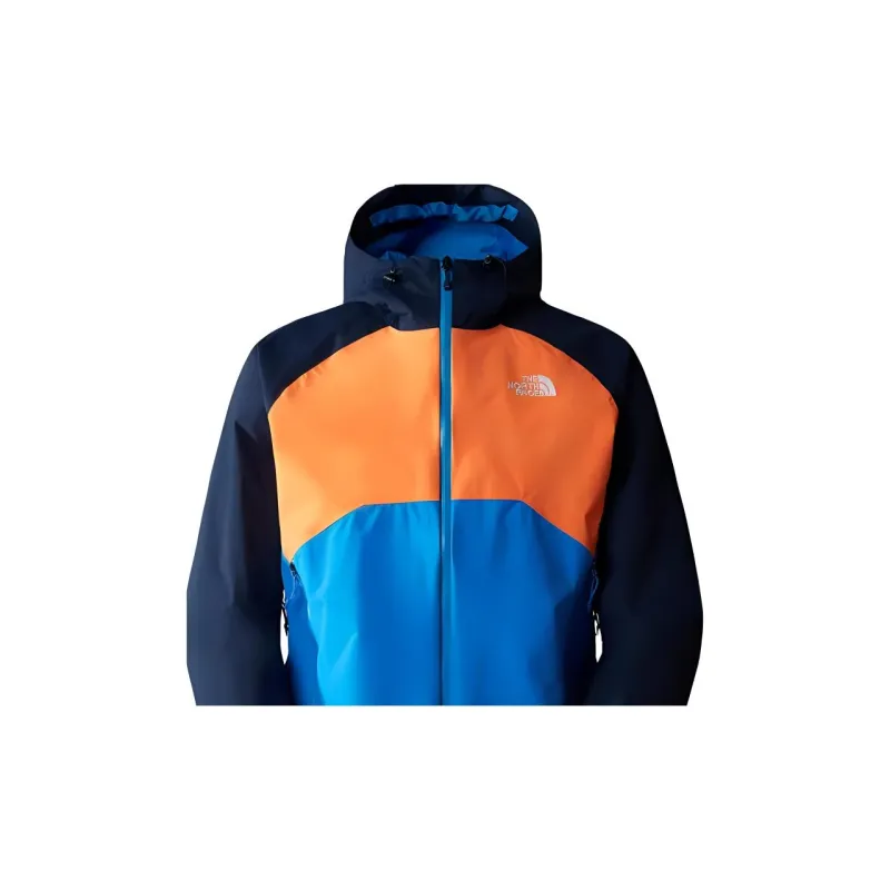 THE NORTH FACE Dryvent Jacket Men's Optical Blue/Stunning Orange/Marine Blue-4