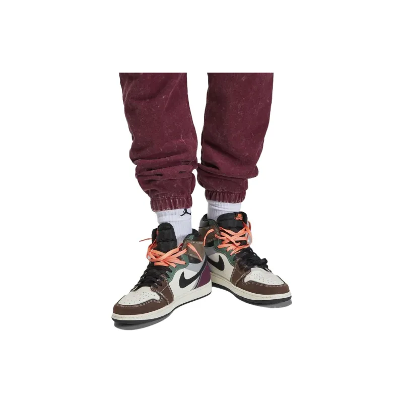 Jordan Knitted Sweatpants Men Purple-2